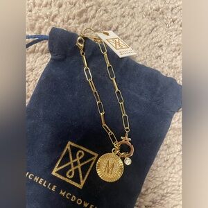 Michelle McDowell Gold and Silver Charm Bracelet